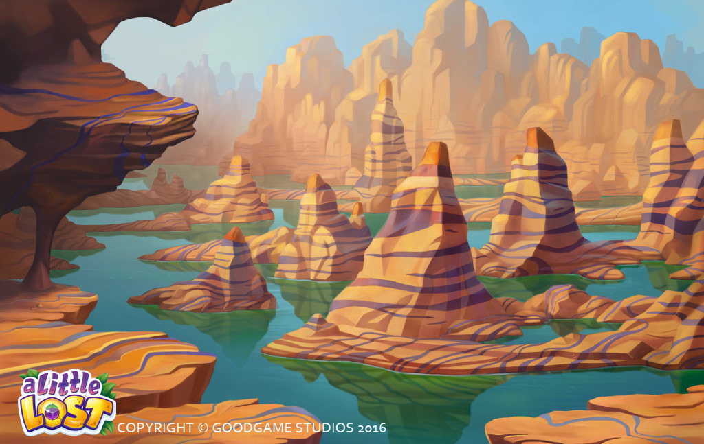 A Little Lost - Canyon Background